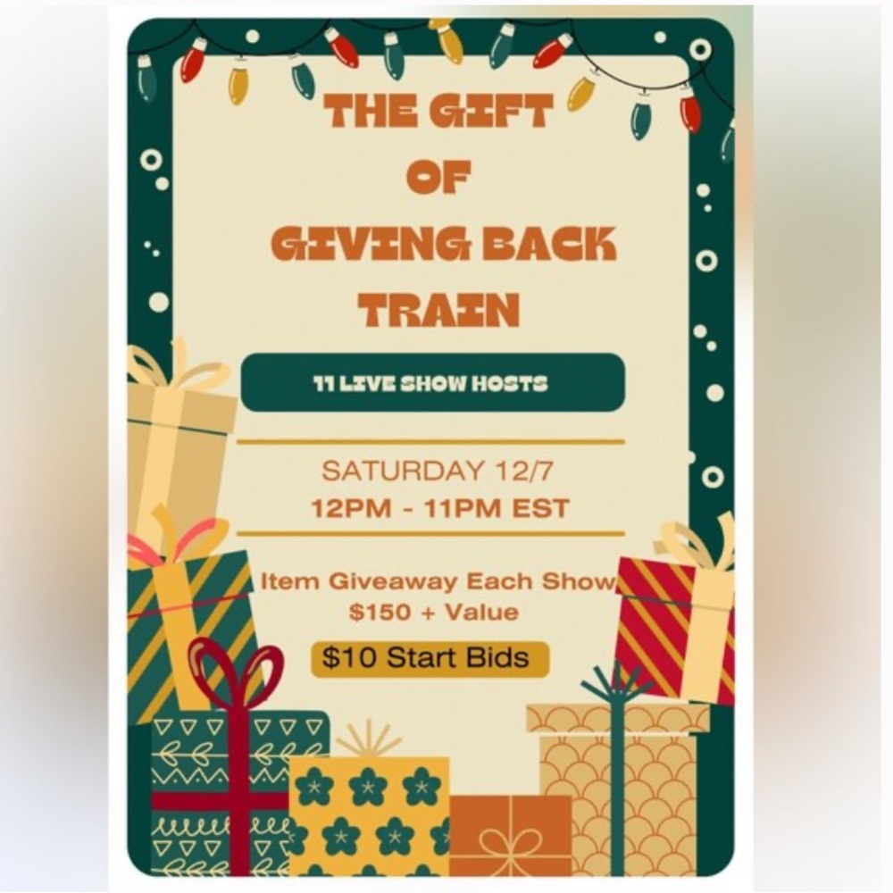 Gift Train! 🎁12/7🎁